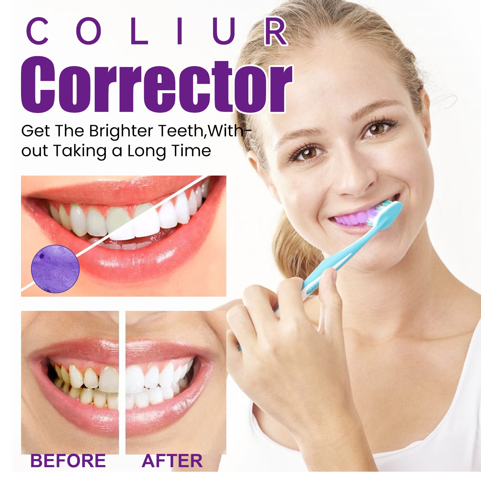 West&Month Purple Whitening Toothpaste Clean Stains Oral Odor Care Gums Whitening Teeth Toothpaste West&Month Purple Whitening Toothpaste Clean Stains Oral Odor Care Gums Whitening Teeth Toothpaste