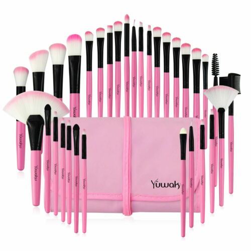 32Pcs Makeup Brushes Pouch Set Blending Powder Puff Professional Cosmetics Tools 32Pcs Makeup Brushes Pouch Set Blending Powder Puff Professional Cosmetics Tools
