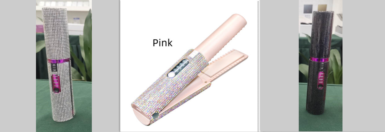 2-In-1 Electric USB Hair Straightening Brush Straightener Brush Multifunctional Comb Straightening Styler Hair Curler 2-In-1 Electric USB Hair Straightening Brush Straightener Brush Multifunctional Comb Straightening Styler Hair Curler