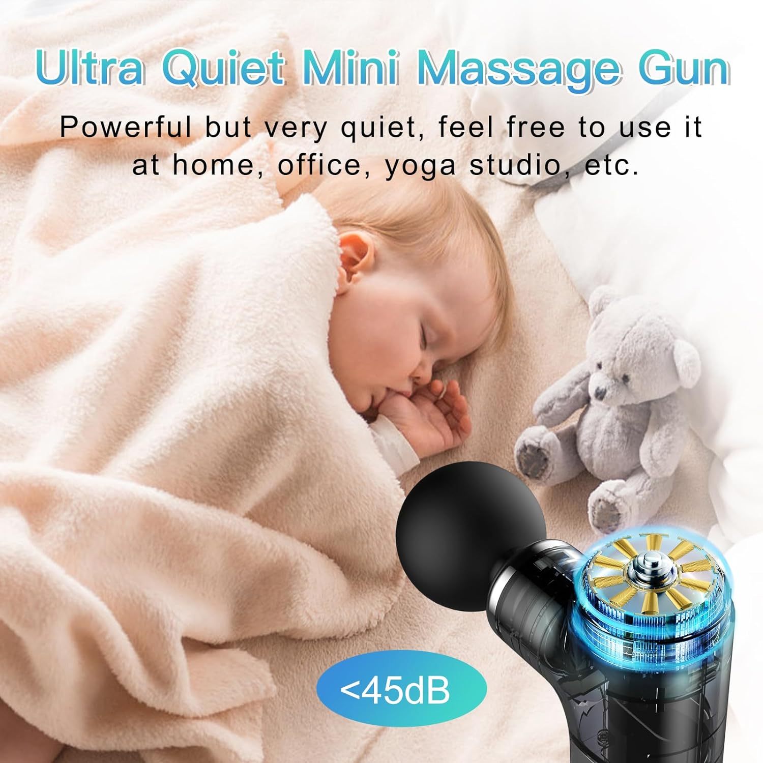 Mini Massage Gun, Portable Massage Gun For Deep Tissue Muscles