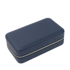 Large Capacity Leather Portable And Versatile Built-in Pouch Cosmetic Case