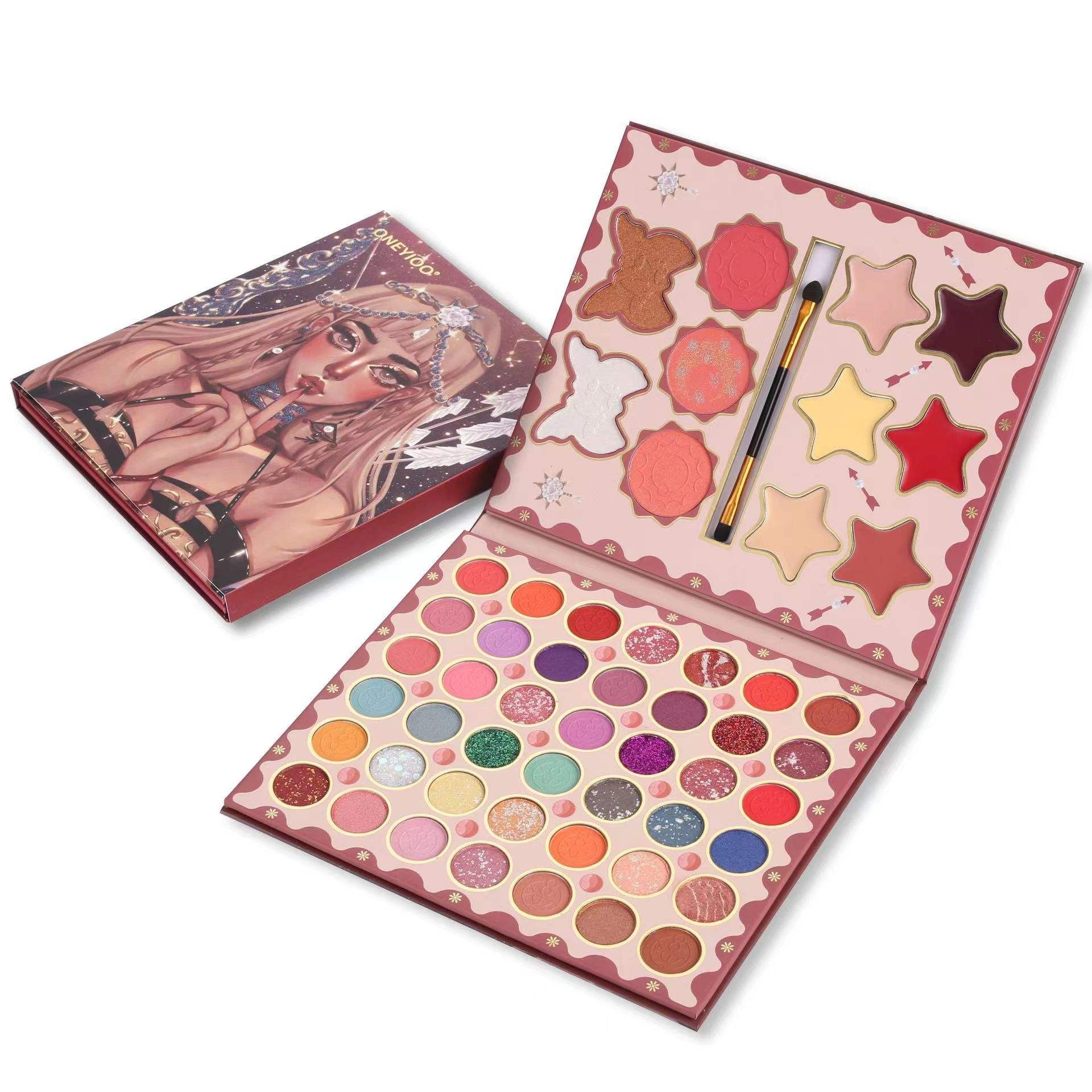 Easy To Apply Color Durable And Makeup Free New 48 Color Eye Shadow Plate