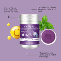 Purple Dental Powder Daily Care Oral Cleaning