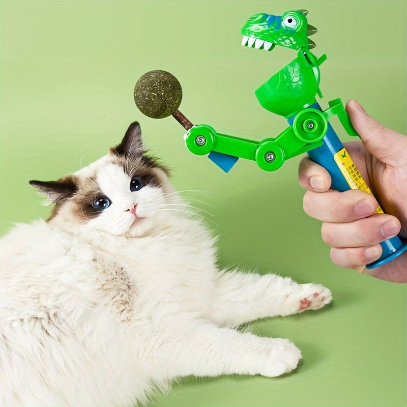 Dinosaur Toy Robot For Cat Lollipop Stick Catnip Pet Supplies