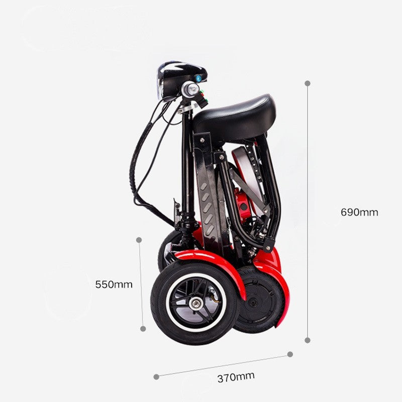 Cyungbok Folding Mini Four-wheel Adult Electric Bicycle Transport Scooter For The Elderly