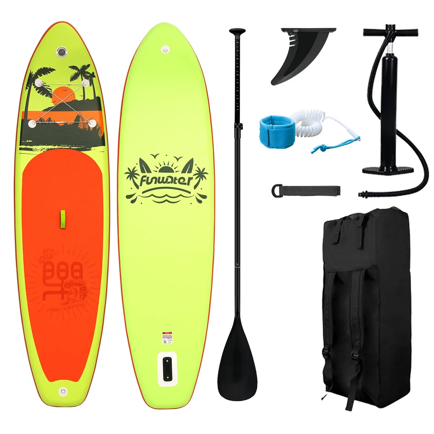 Water Skiing And Surfing, Standing Surfboard, Inflatable Surfboard