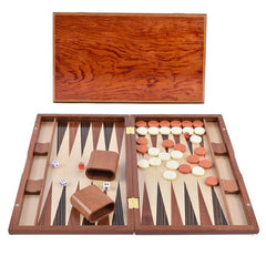 Factory High-grade Wooden Western Backgammon Chess Box Solid Wood Baccarat