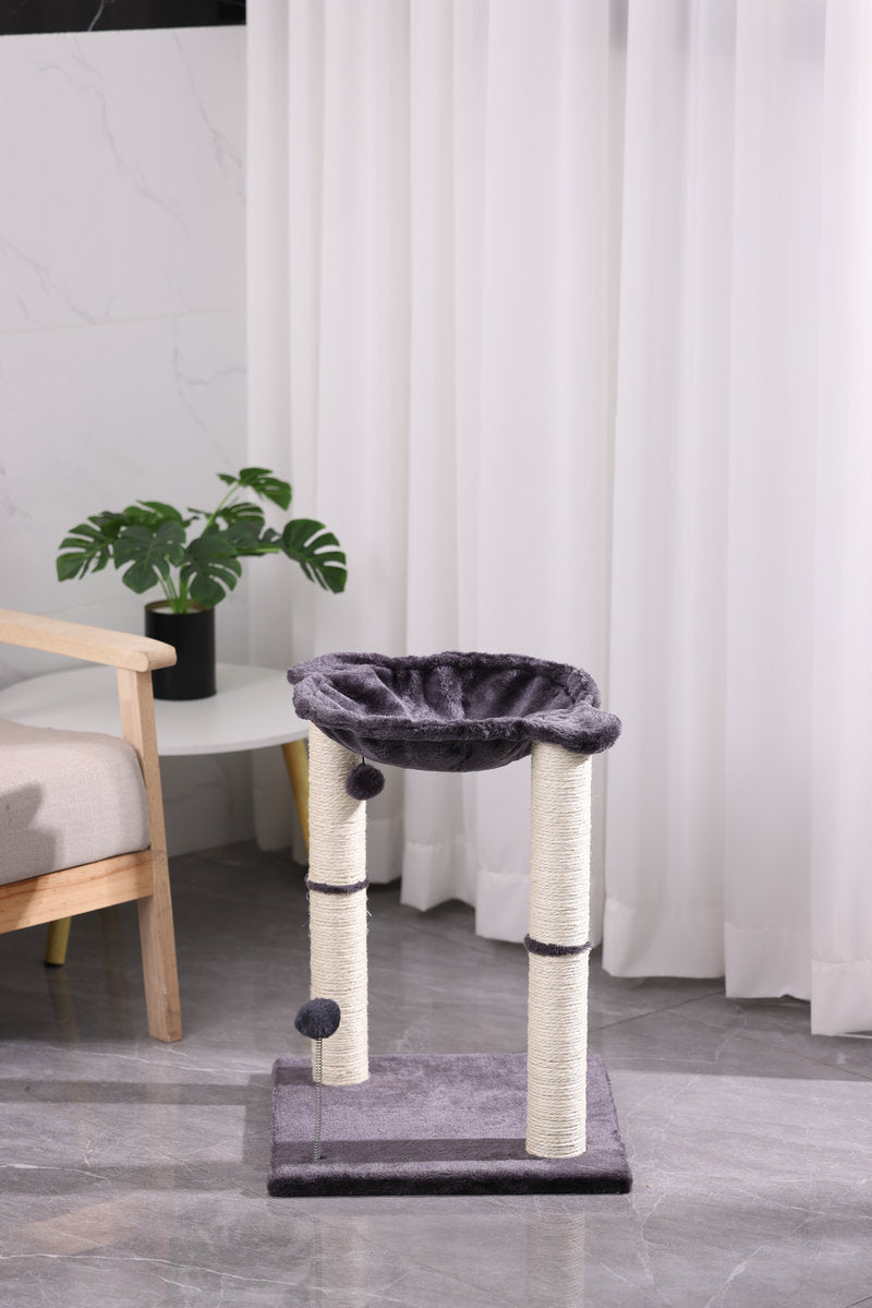 Integrated Cat Scratching Pillar Toy With Nest