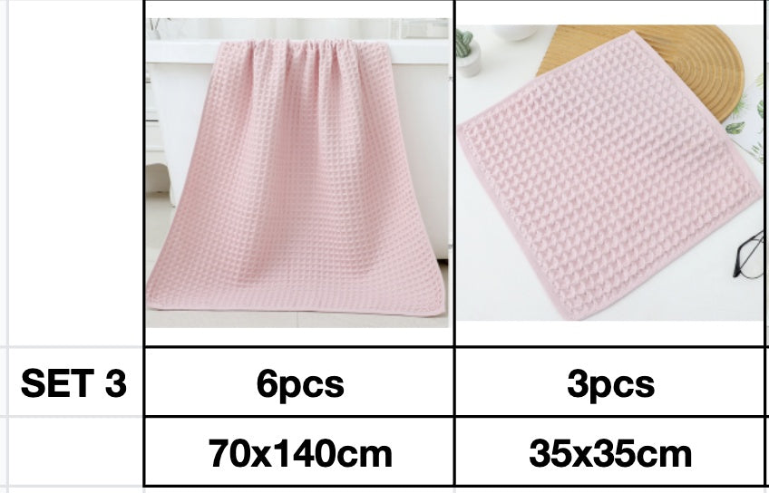 Household Bathing Water Absorbent And Quick Drying Unisex Plus Thickened Pure Cotton Bath Towel Wipe