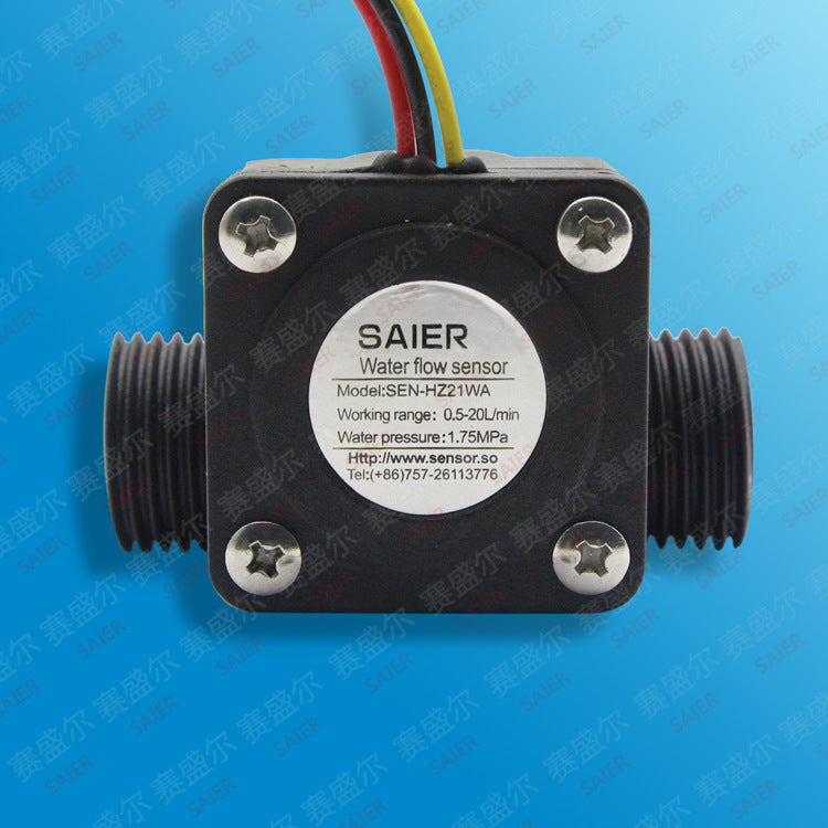 Water Flow Sensor for Water Heater with Pulse Signal Output