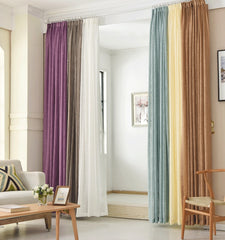 Linen curtains