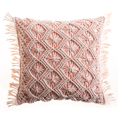 Hand-woven Cotton Thread Cushion Cover