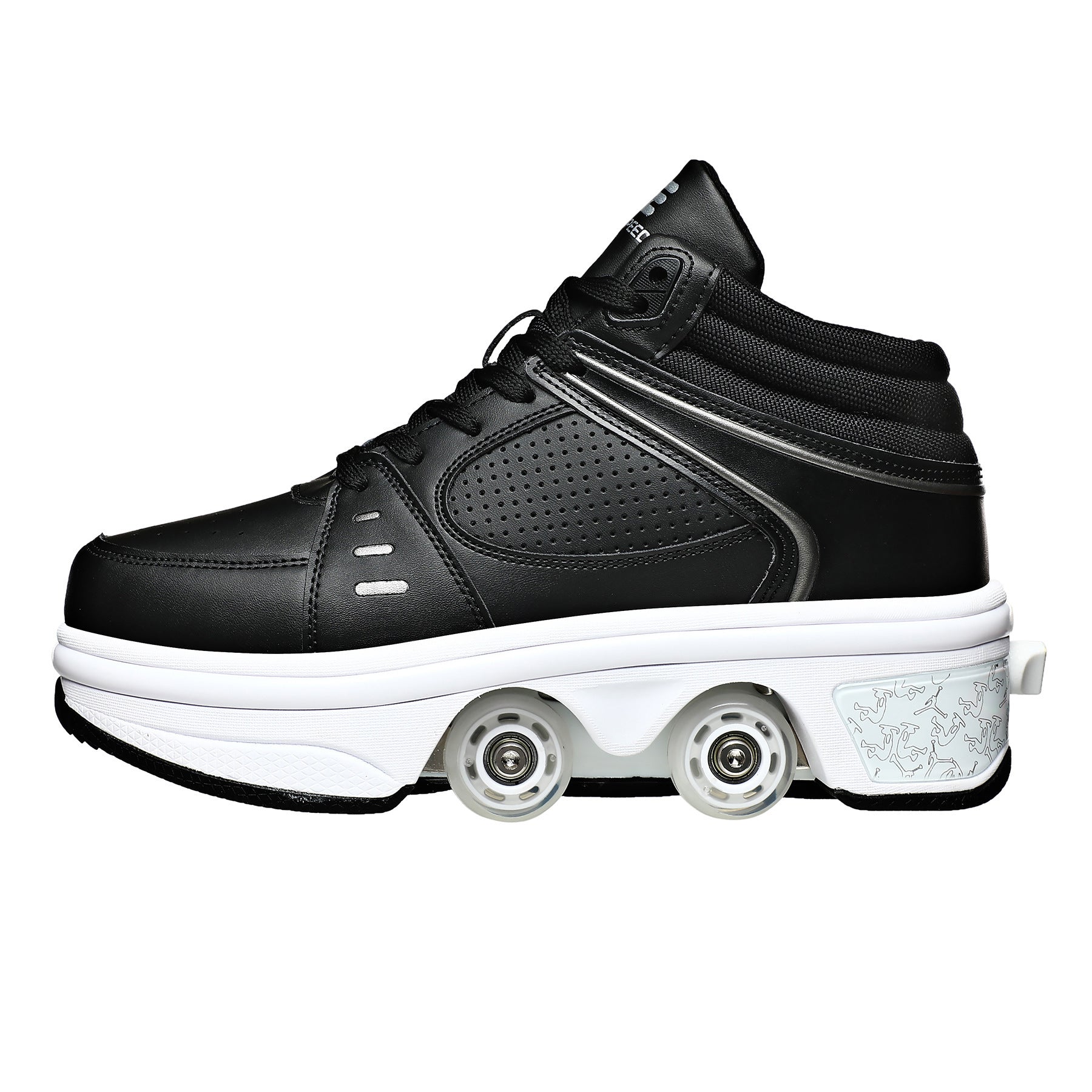 Good Product Dual-purpose Roller Skates, Deformed Shoes, Double Row Roller Skates