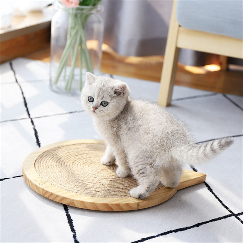 Cat Scratcher Board Scratching Post Mat Wall Mounted Scratcher Pad with Suction Cup Toy Cat Claws Care Toys