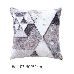 Handmade Wool Pillow Simple Modern American Country Nordic Style Imitation Leather Creative Cushion Cover