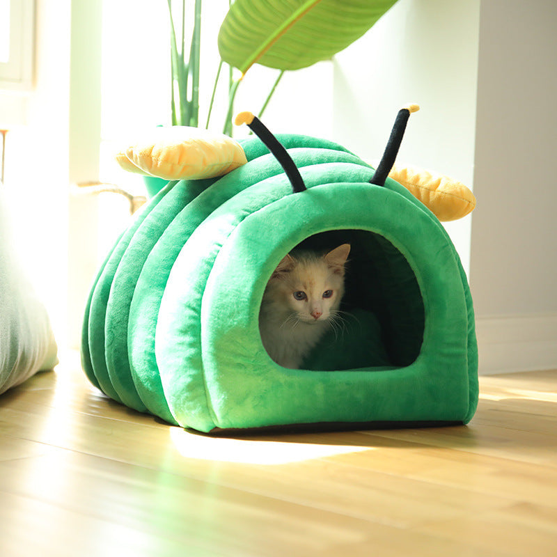 Semi-enclosed Deep Sleep Warm Cute Pet Nest