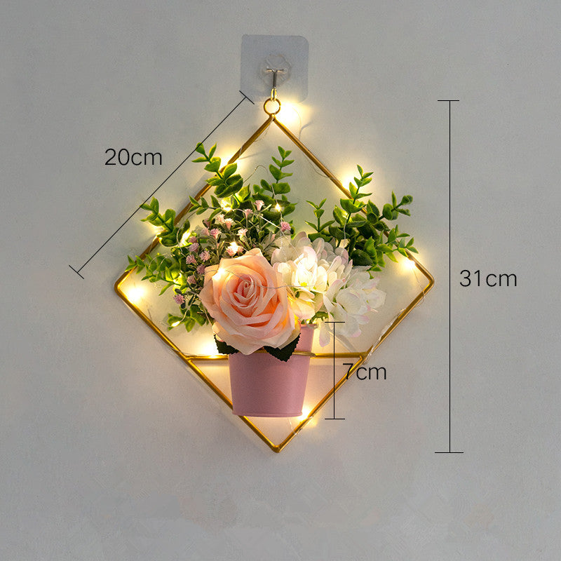 Nordic ins light luxury soft decoration with wall decoration bedroom creative furnishing set wall hanging wall decoration