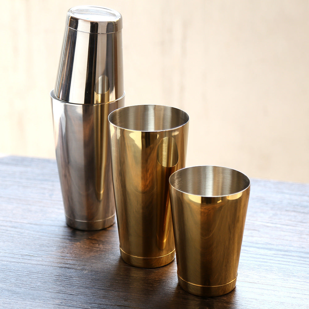 Fancy Hall Buckle Cup Stainless Steel Cocktail Shaker