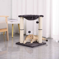 Integrated Cat Scratching Pillar Toy With Nest