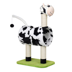 Cow Cat Climbing Frame Scratch Trees Scratching Post Tree Shelf