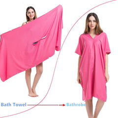 Bath towels can be worn