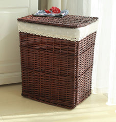 Household dirty clothes woven storage basket