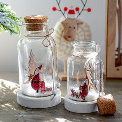 Christmas Day atmosphere snow bottle wish bottle