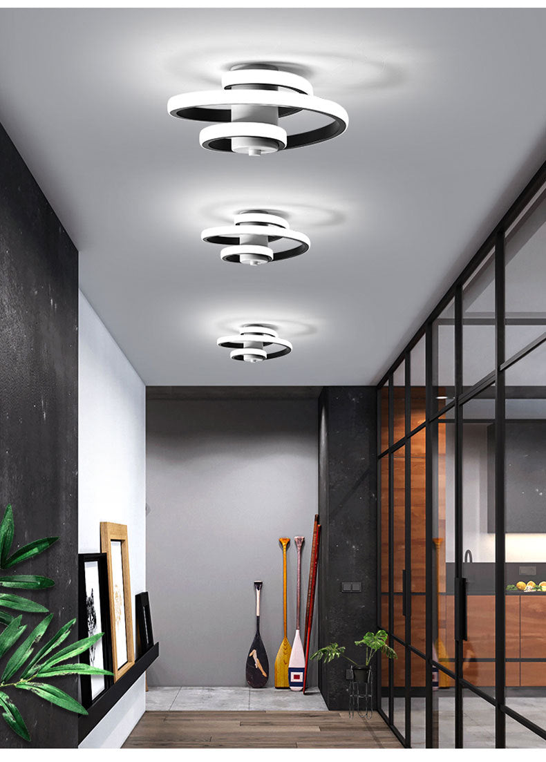 Simple and modern metal led lighting ceiling light