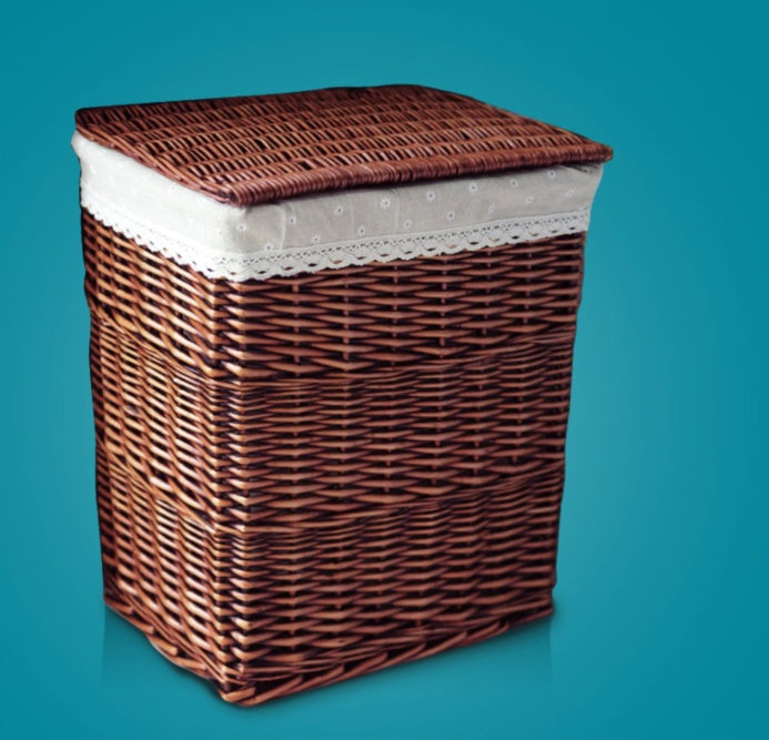 Household dirty clothes woven storage basket