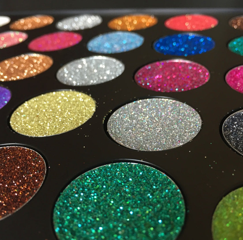 Glitter powder sequin eyeshadow New 35 color sequin eyeshadow glitter applicator