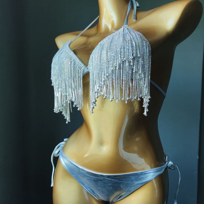 New Diamond Swimsuit Diamond Flowing Diamond Bikini Night