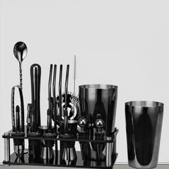 20-piece Set Of Stainless Steel Cocktail Cocktail Shaker Tools