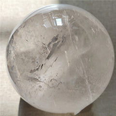 Natural White Crystal Ball Decoration