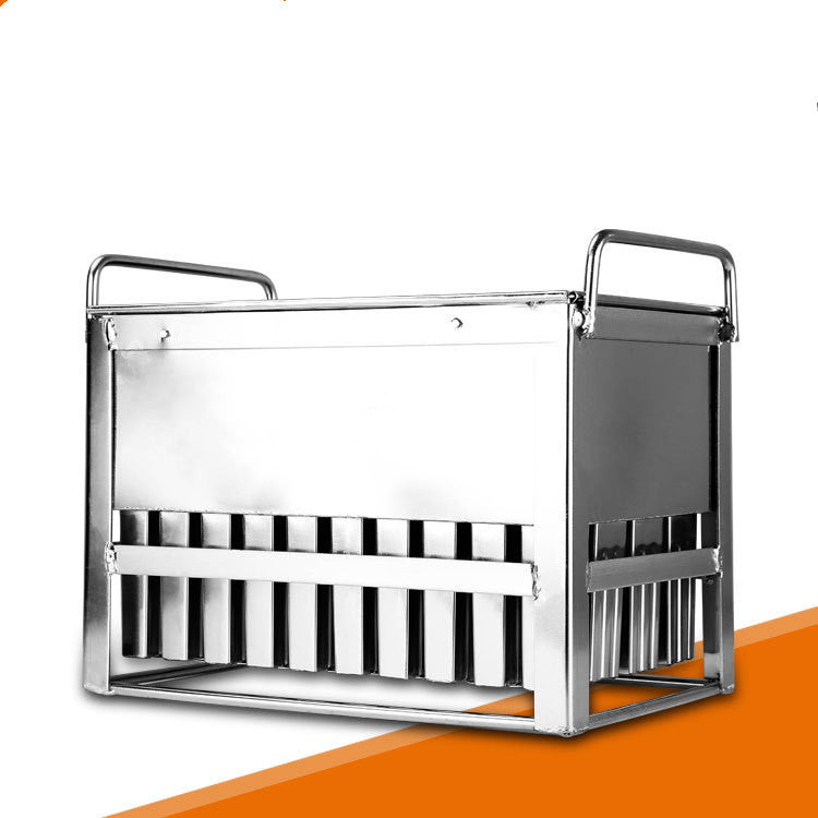 Diamond Ice Tray Double Slot Stainless Steel Ice Cream Mould