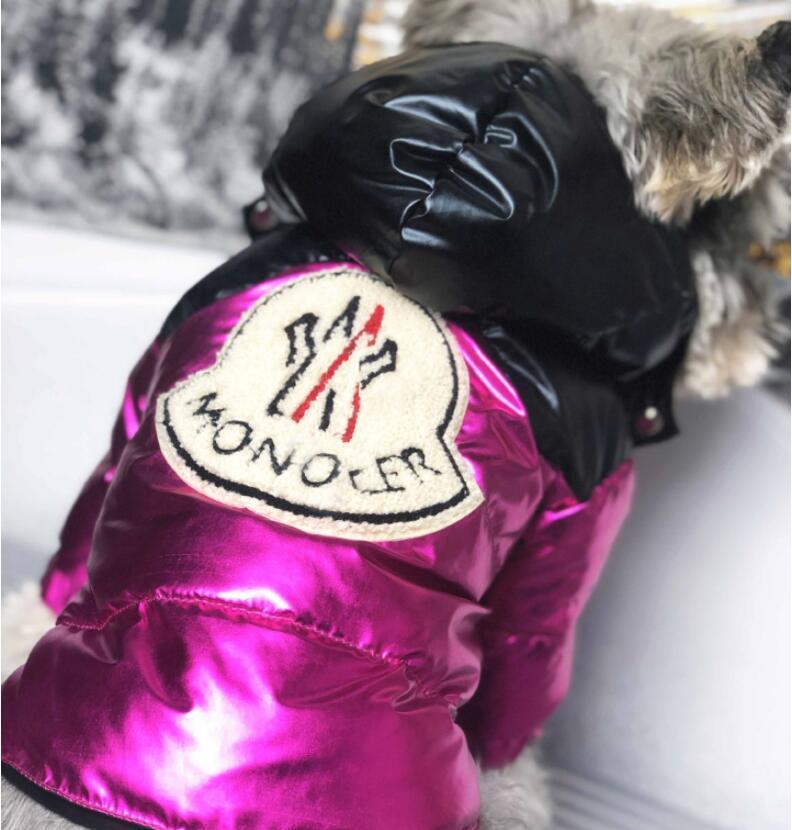 Pet Clothes Star Patent Fur Collar Down Jacket