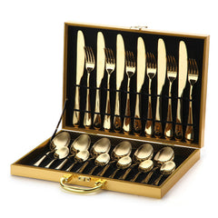 Golden Western Knife and Fork Household Cutlery Set