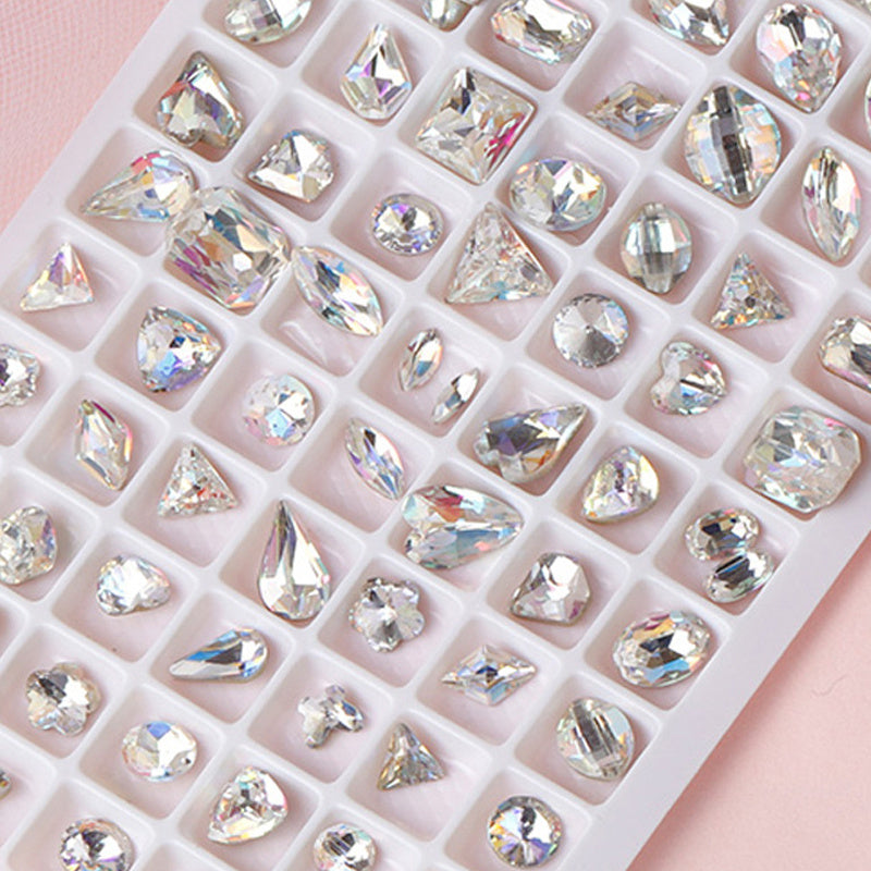 Nail Art Diamond Jewelry Super Flash Mixed Set Luxury Decoration