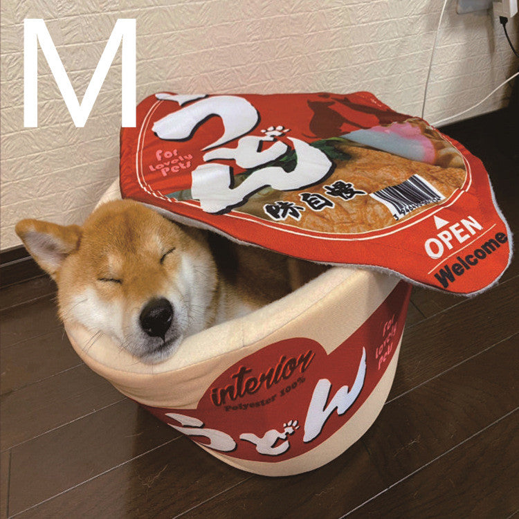 Japanese instant noodles dog''s nest