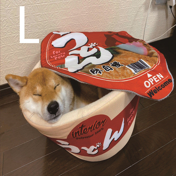 Japanese instant noodles dog''s nest