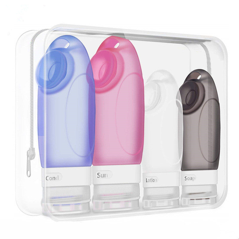 The Travel Toiletry Set Comes With Silicone Storage And Bottling