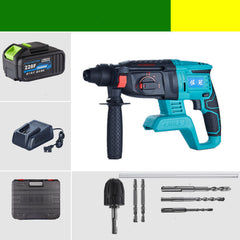 Three-Purpose Lithium Rechargeable Electric Hammer For High-Power Hammer, Pick And Drill