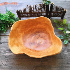 Wooden Fruit Plate Creative Serving Tray Snack Plate Househo