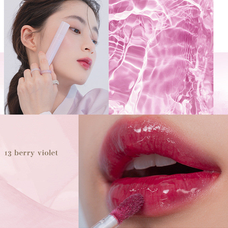 The new romand natural beauty hanbok glass light water film lip glaze new lip gloss water film lip glaze moisturizing students