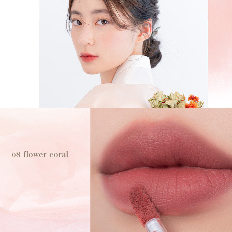 The new romand natural beauty hanbok glass light water film lip glaze new lip gloss water film lip glaze moisturizing students