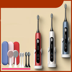 Vibrating Smart Whitening Electric Toothbrush Color Screen Display