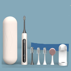 Vibrating Smart Whitening Electric Toothbrush Color Screen Display