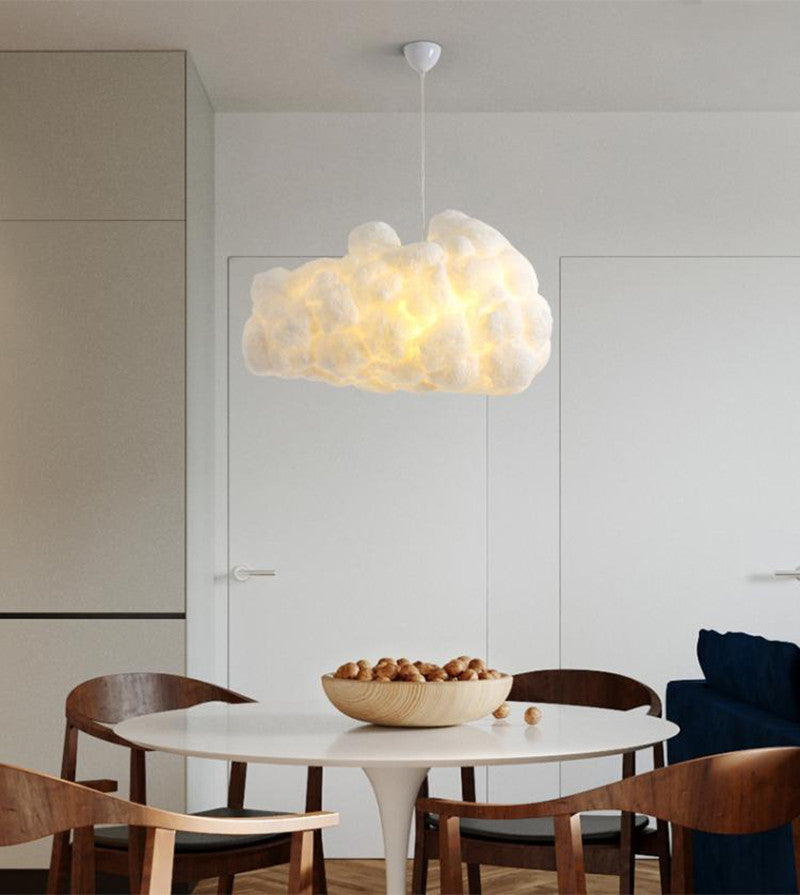 Floating Cloud Decoration White Cloud Art Lamp