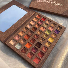 Ins Super Fire Mashed Potatoes Glitter Sequins Waterproof 40 Color Eyeshadow Palette