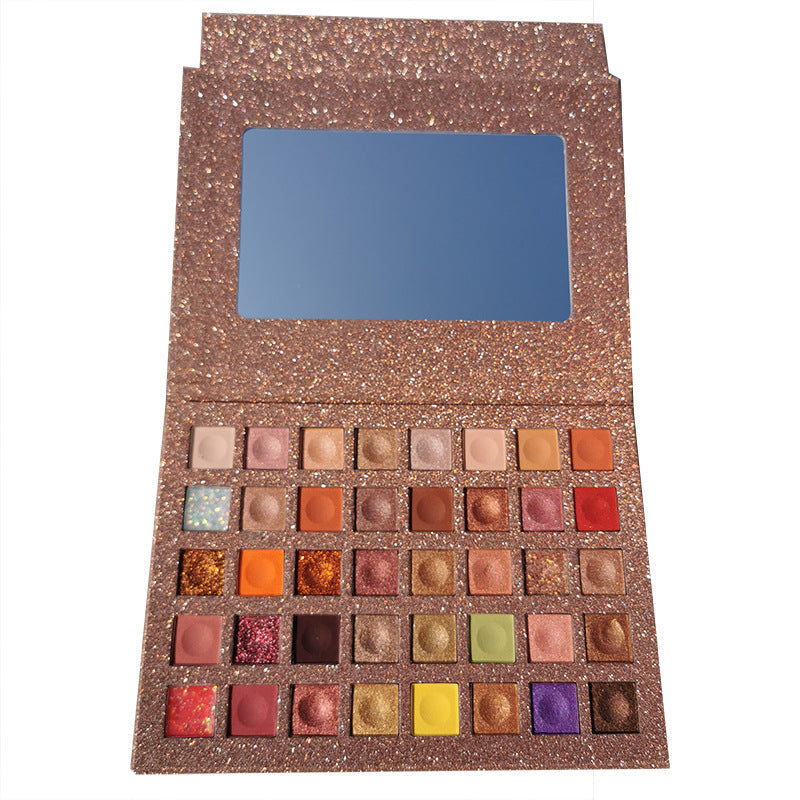 Ins Super Fire Mashed Potatoes Glitter Sequins Waterproof 40 Color Eyeshadow Palette