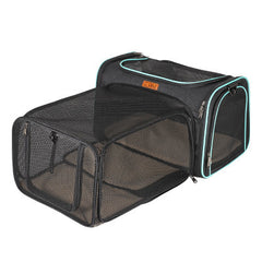 New Pet Supplies Small Pet Bag Cat Bag Expandable Pet Outing Carrying Bag Breathable Big Cat Bag